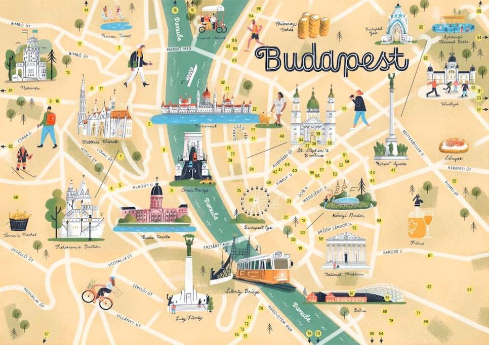 2Budapest Eye-Freegym And Sauna Luxury Home Eksteriør bilde